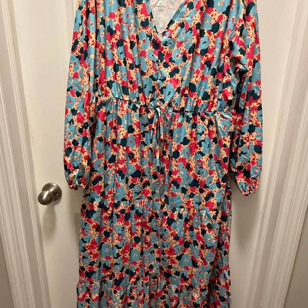 Floral Long Sleeve Dress